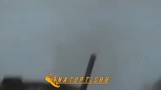 2S4 Tulip SP Mortar Hits Ukrainian Temporary Position in Liptsy, Kharkiv Oblast