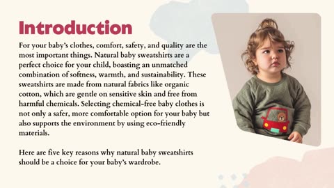 5 Reasons to Choose Natural Baby Sweatshirts for Your Baby