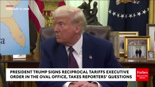 Reporter Presses Trump On Foreign Consequences Of Tariffs- Will India Shift Their Trading To China-