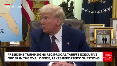 Reporter Presses Trump On Foreign Consequences Of Tariffs- Will India Shift Their Trading To China- 