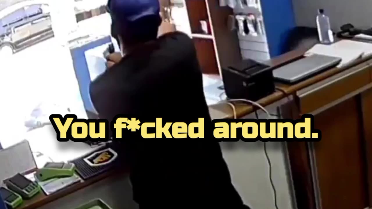 Armed Robber vs. Armed Store Clerk