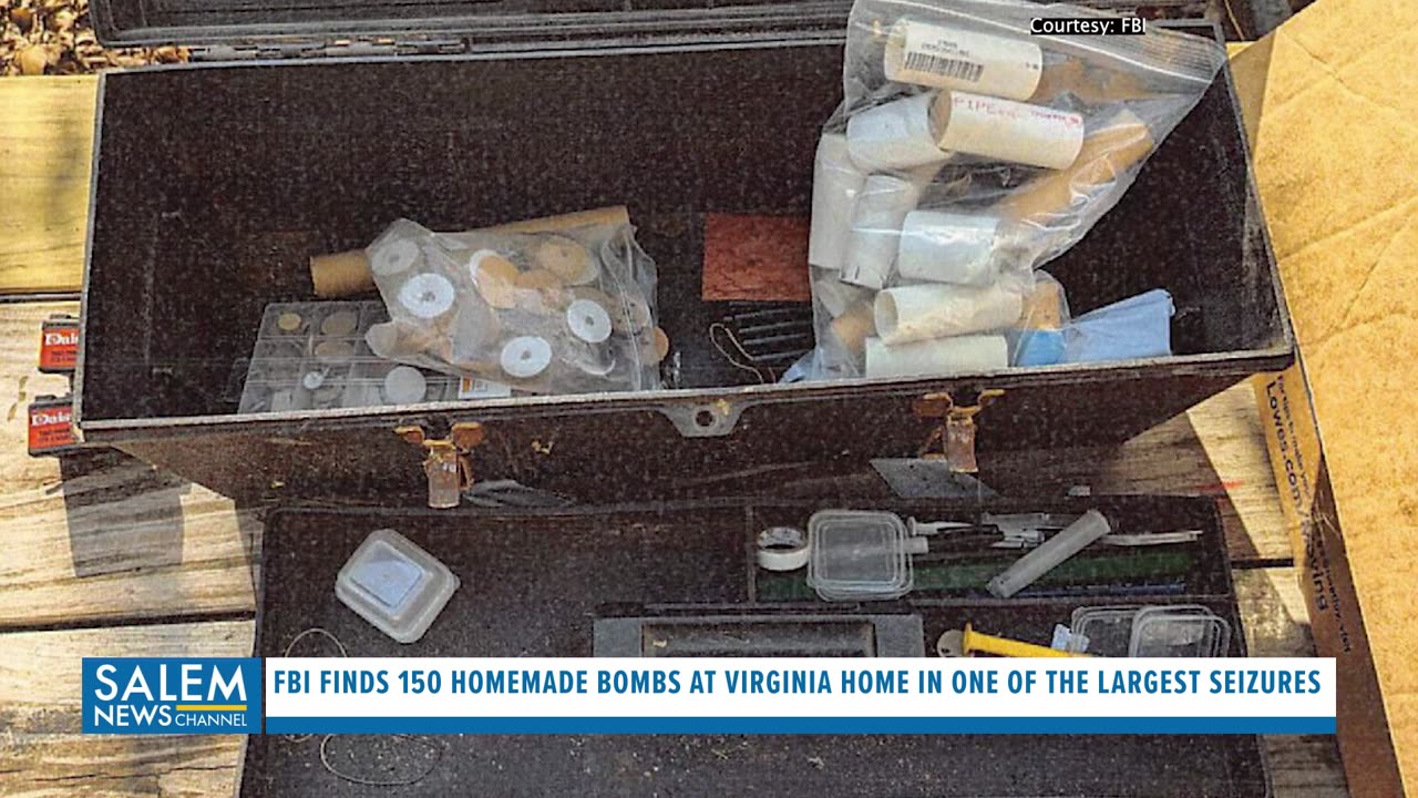 FBI finds 150 Homemade Bombs At Virginia Home With Two Young Children Inside