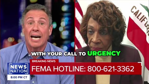 Maxine Waters Snaps: Blames Rich for Wildfire Response, Doesn't Want to Talk Politics