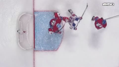 New York Rangers - Kreids shields in front + Mika works his magic. 🪄