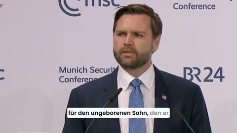 US-Vizepräsident J.D. heute seine freie Rede auf der Münchner Sicherheitskonferenz