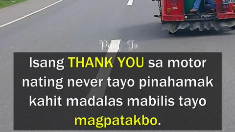 Isang THANK YOU sa motor nating never tayo pinahamak kahit madalas mabilis tayo magpatakbo.💖🏍