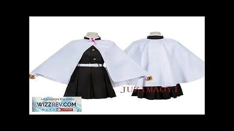 Tsuyuri Kanao Cosplay Costume Adult Anime Uniform Women Kimono Haori Wig Halloween Review