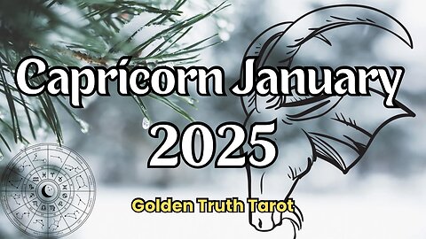 ♑️🔮CAPRICORN Tarot reading predictions for January 2025🔮♑️