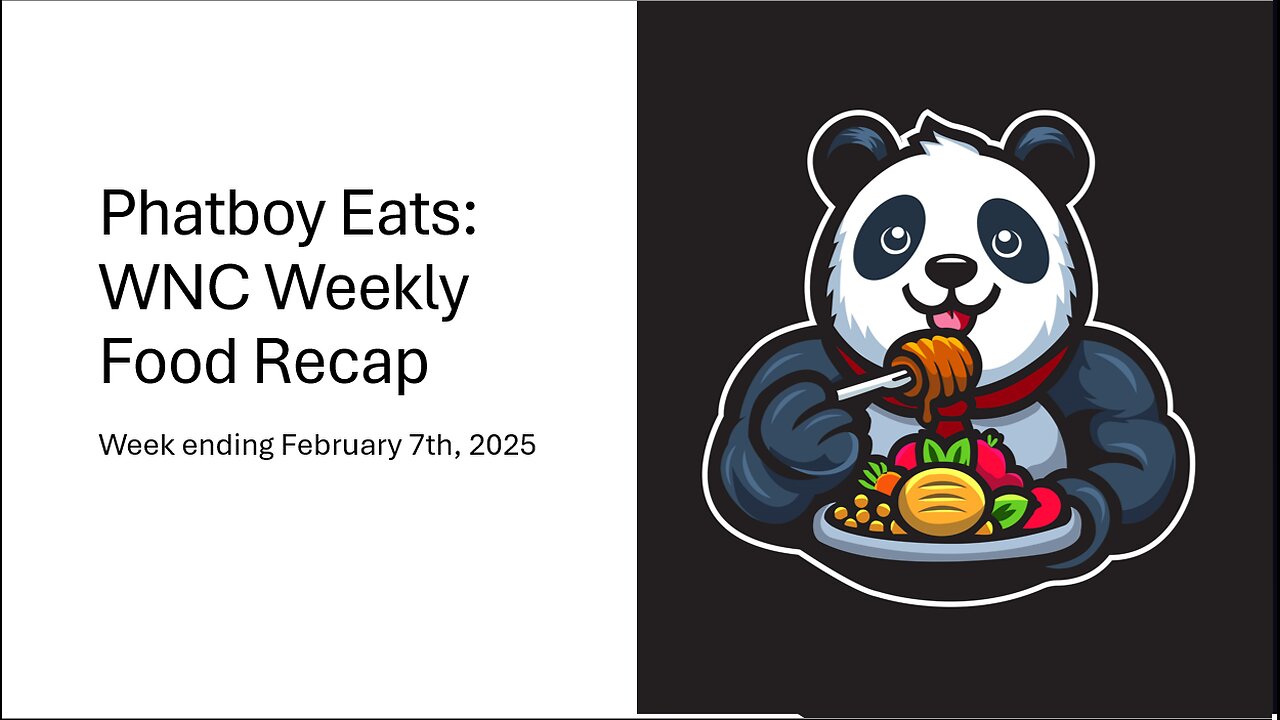 Phatboy Eats: Weekly Food Recap for WNC