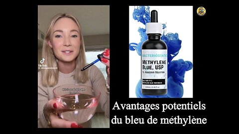 🔵 Avantages potentiels du bleu de méthylène.