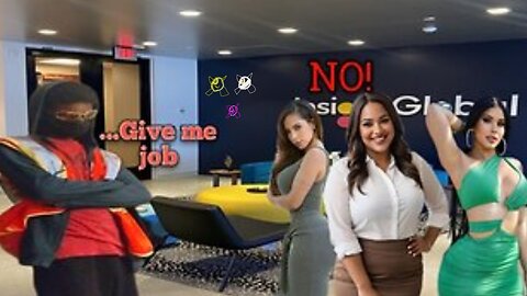 Aevie VS Sexy Office Girl's In Trying To Get A Job Corrina Kpopf an Selena Gomez