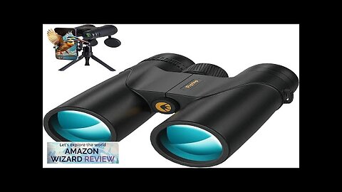 12x42 HD Binoculars for Adults High Powered Lightweight Compact Binoculars with Phone Review