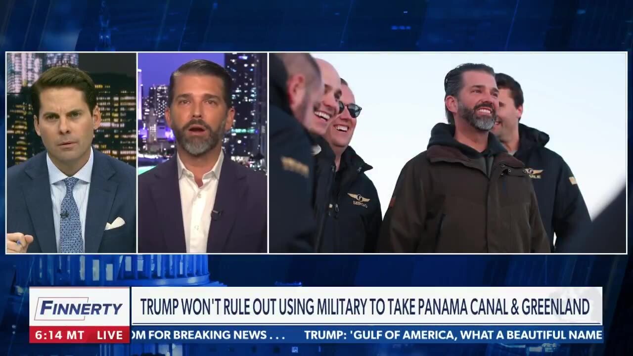 Don Trump Jr. explains that Greenland joining the USA would benefit both countries