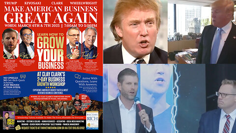 Donald J. Trump | 1998 Trump Interview (Age of 52) | Trump Shares Why Persistence Is Key to Success + 2015 Tour of Trump's NY Office + Join Eric Trump & Robert Kiyosaki At Clay Clark's March 6-7 Business Workshop!