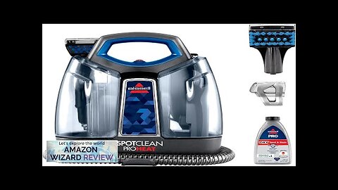 Bissell SpotClean ProHeat Portable Spot and Stain Carpet Cleaner 2694 Blue Review