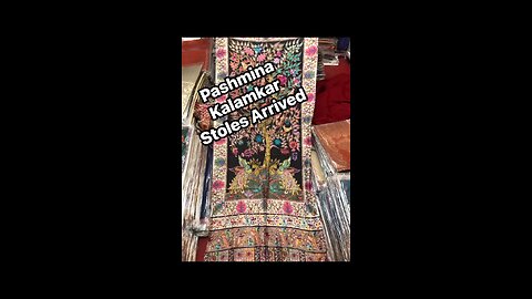 Pashmina Kalamkar stoles || ladies scarf || ladies shawls