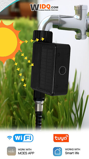 📡 WiFi Control | ☀️ Solar Powered | 🌱 Auto Watering with Soil Sensor