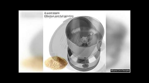 Nuts Beans Spices Blender Grains Grinder Machine Kitchen Multifunctional Coffe Chopper Review