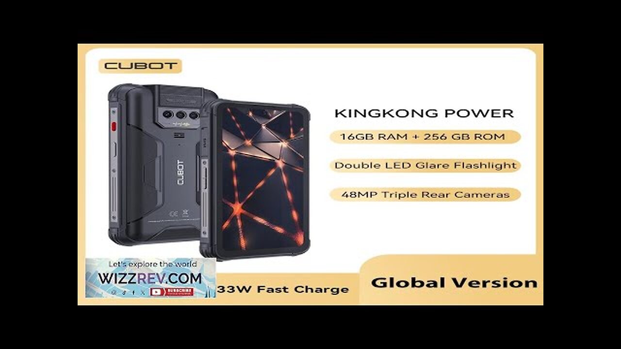 Cubot 2023 New Waterproof Rugged Smartphone KingKong Power 8GB+256GB 10600mAh 33W Fast Review