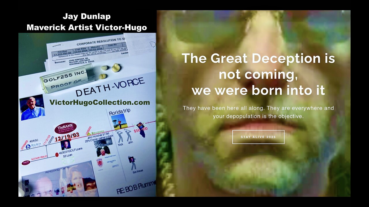 The Great Deception Synagogue Of Satan Control Banks Inheritance Judges Jails Jay Dunlap Victor Hugo