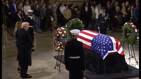 TRUMP❤️🇺🇸🥇🪽FIRST LADY MELANIA PAY RESPECTS🤍🇺🇸🏅🪽 TO FORMER U.S PRESIDENT💙🇺🇸🪽🏅🏛️⭐️