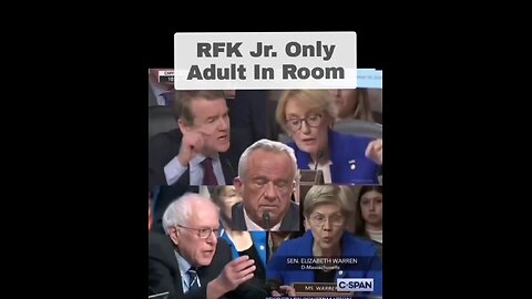 RFK Jr Only Adult In Room Full of Crybabies