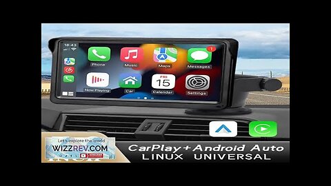 B5300 7inch CarPlay Android Auto Car Radio Multimedia Video Player Portable Touch Review