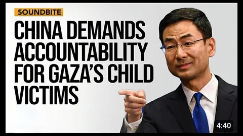 China Says At Least 17,000 Palestinian Children Have Been Killed In Gaza