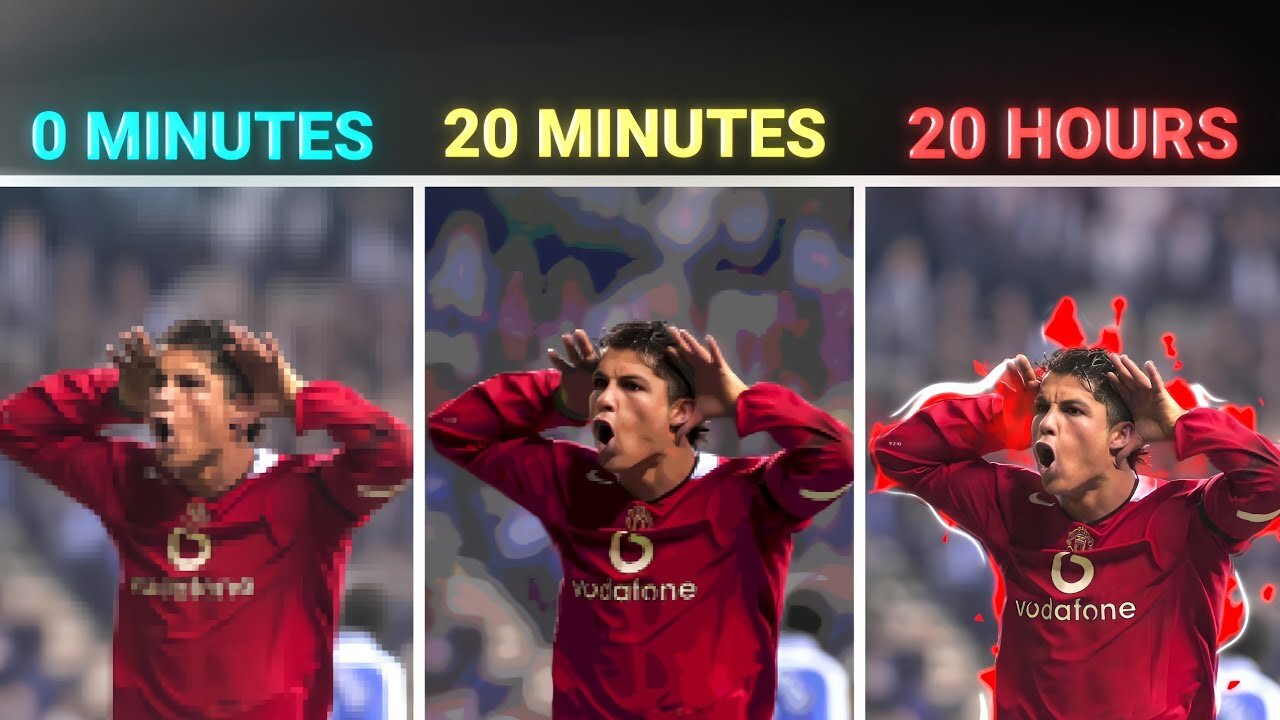 20 Minutes Edit Vs 20 Hours Edit | Ronaldo Edit