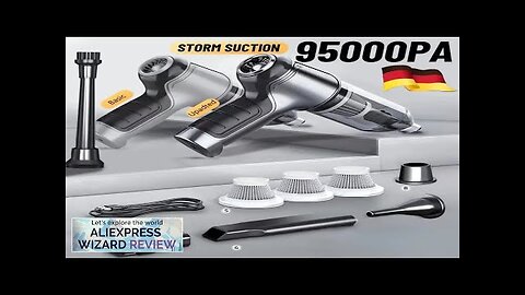 Wireless Car Vacuum Cleaner Strong Cordless Cleaner Suction Handheld Auto Vacuum Home&Car Review