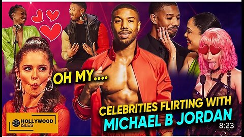 Female Celebrities Flirting and Drooling Over Michael B Jordan