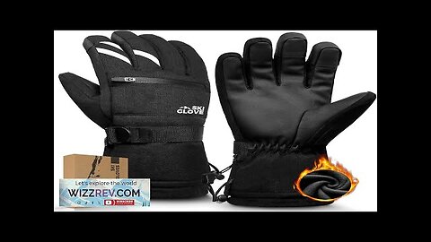 Waterproof Winter Gloves Men Windproof Snow Ski Gloves Breathable Warm Thermal Gloves Review