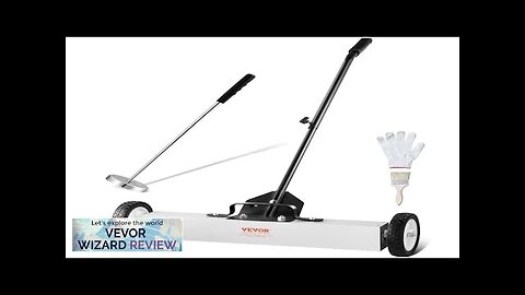 VEVOR 24-Inch Magnetic Sweeper with Wheels Telescoping Magnetic Pickup Tool Review