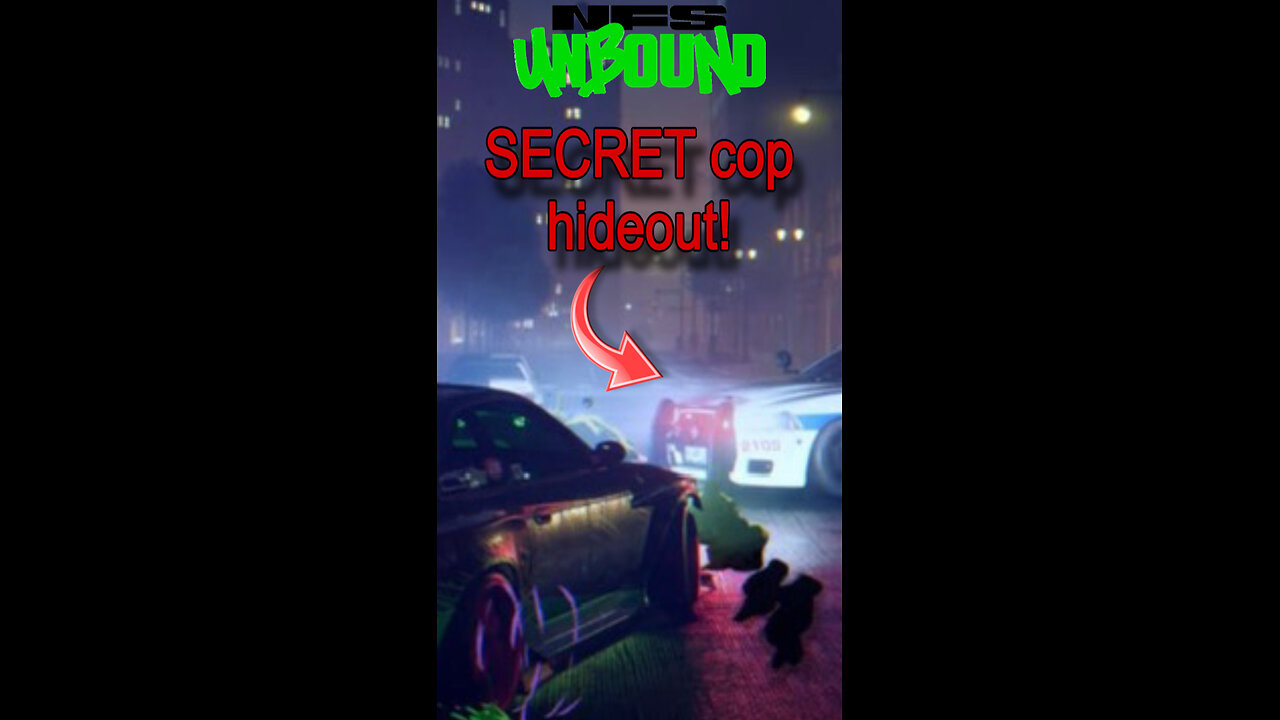 Need for Speed Unbound: Easiest Escape Spot from the Cops!