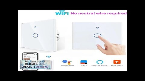 Tuya Wifi Smart Wall Light Switch 1/2/3 Gang EU Touch Switch Rf433 Review