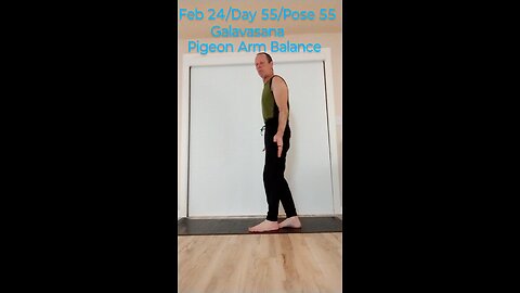 Galavasana / Pigeon Arm Balance