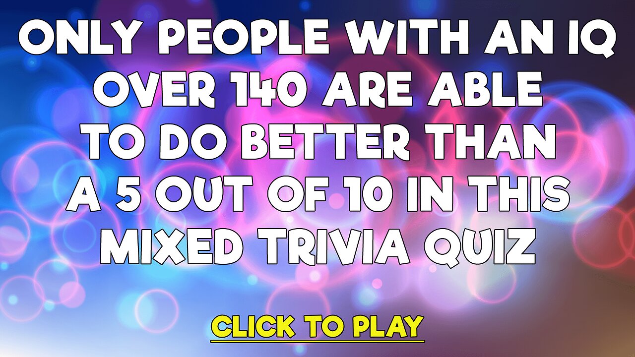 Mixed Trivia Quiz