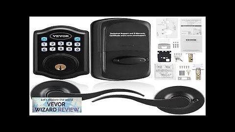 VEVOR Keyless Entry Door Lock with Handle Electronic Keypad Entry Lever Password Review