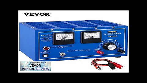 VEVOR Jewelry Plating Rectifier 30A Platinum Gold Silver Rhodium Plating Machine 110 Review