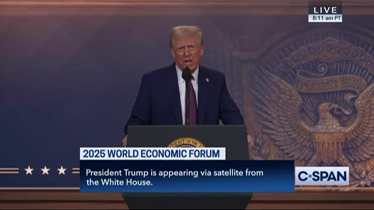 Trump at World Economic Forum: Make Your Product In America Or Face Tariffs