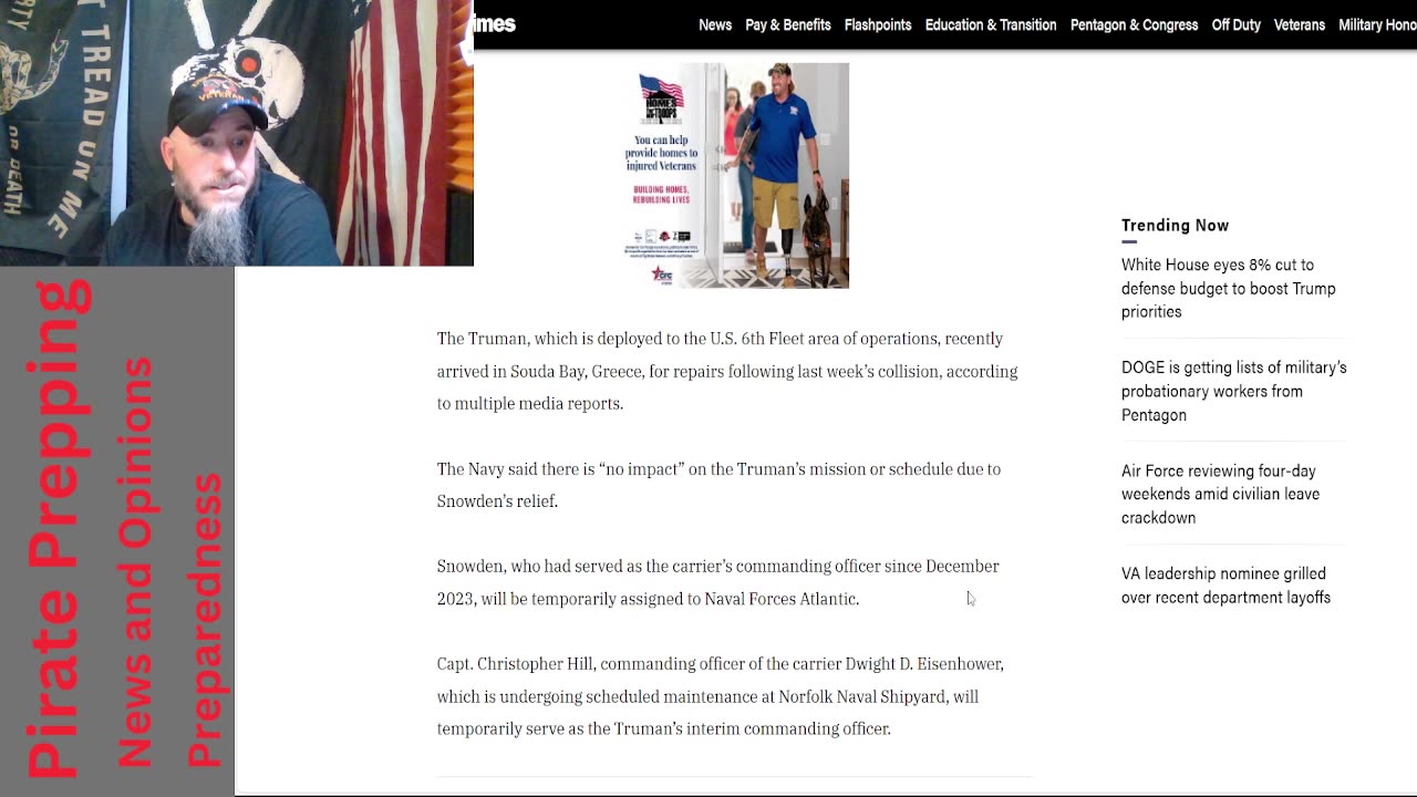 Navy Relieves CO Of USS Truman