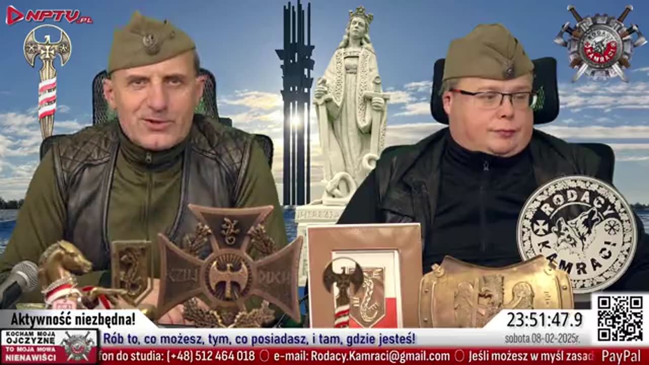 Aktywność niezbędna! Sob. 8.2.2025r. W. Olszański, M. Osadowski Rodacy Kamraci NPTV.pl