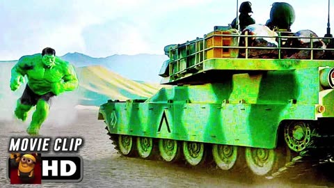 Desert Battle Scene _ HULK (2003) Movie CLIP HD