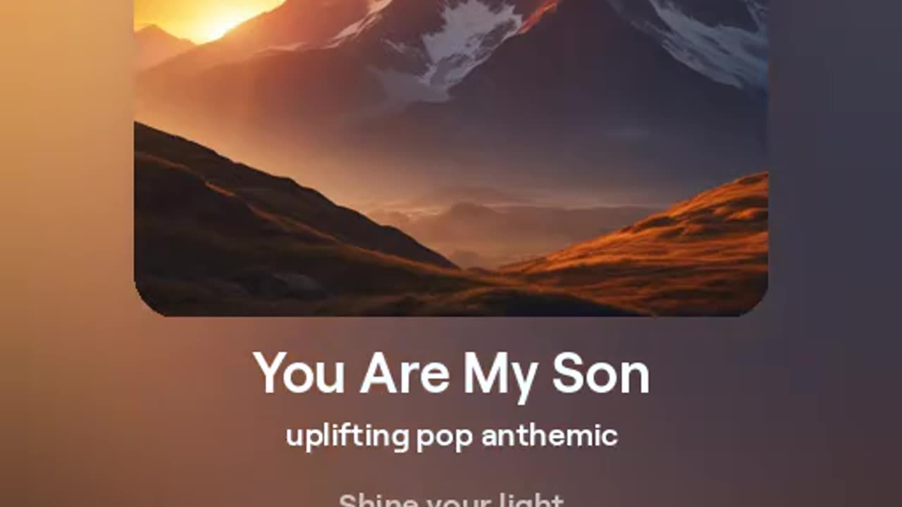 Pop - You Are My Son