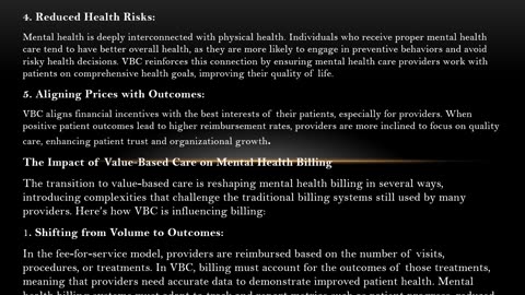 How Value-Based Care Models Are Shaping Mental Health Billing