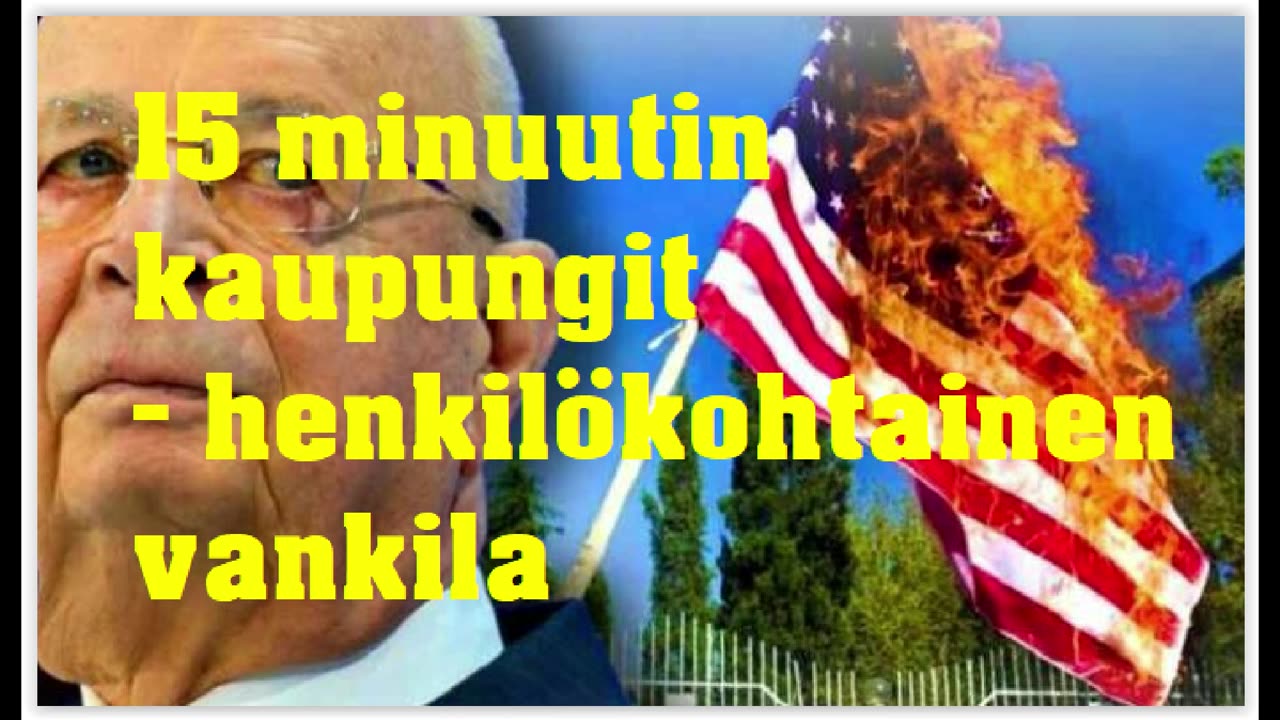 WEFn uusi aikakausu - ovatko 15 minuutin kaupungit vaarallinen askel kohti kontrolloitua yhteiskunta