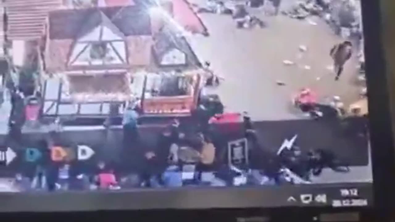 Car slams into people in GERMANY doing Christmas parage - probably a muslim migrant