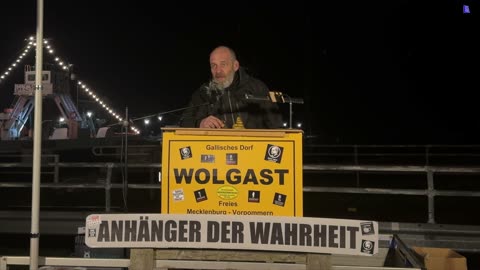 Wolgast - Stefan mit der Eröffnung und seiner Rede 11-03-2025