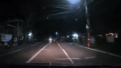 Nighttime Drive Through the Remote Roads of Southern Leyte, Philippines