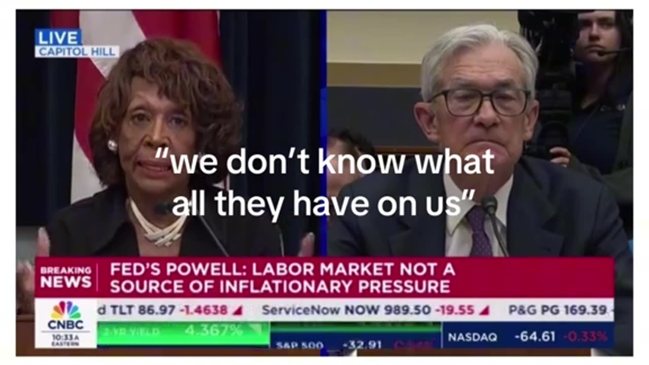 Maxine Waters - Did she really say the quiet part out loud?